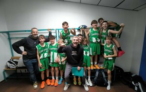 Belle victoire des U13A au BCM