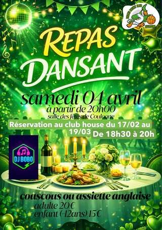 REPAS DANSANT du BBC Coulogne
