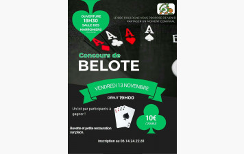 Concours de BELOTE